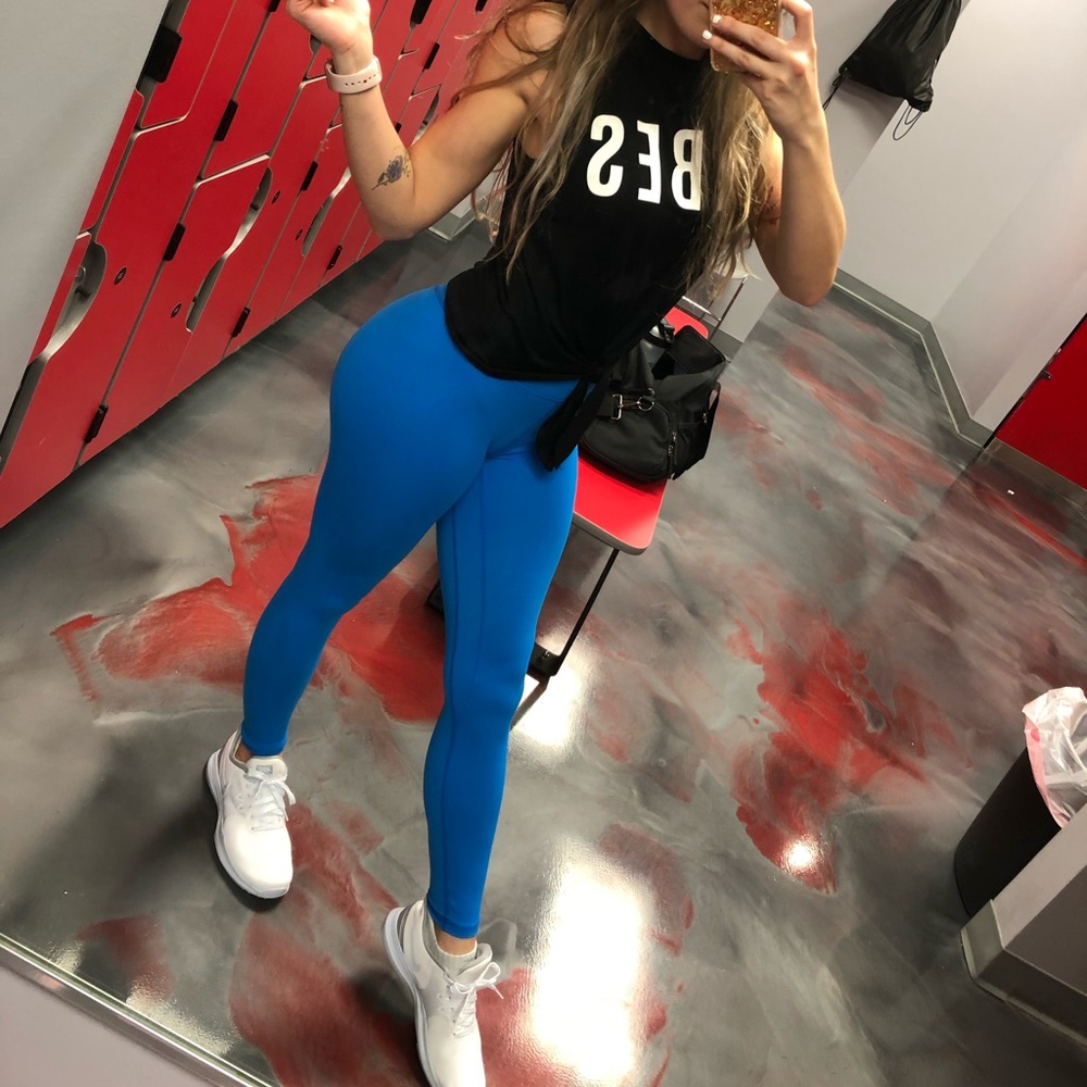 TYC resilient electric blue leggings
